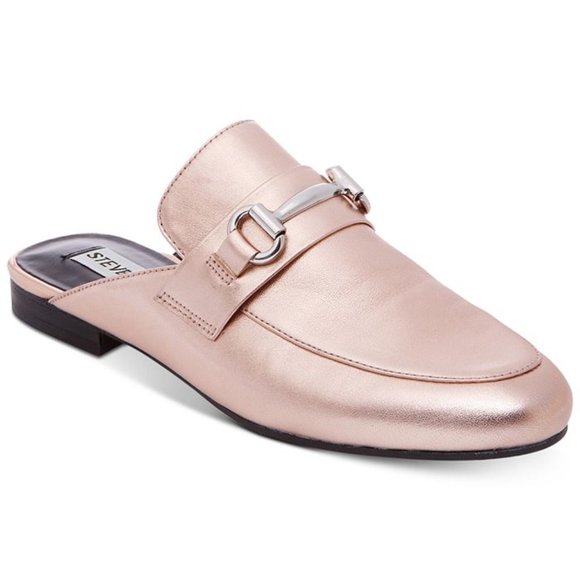 Steve Madden Shoes - Steve Madden Kandi Leather Flats in Rose Gold Size 8.5 EUC